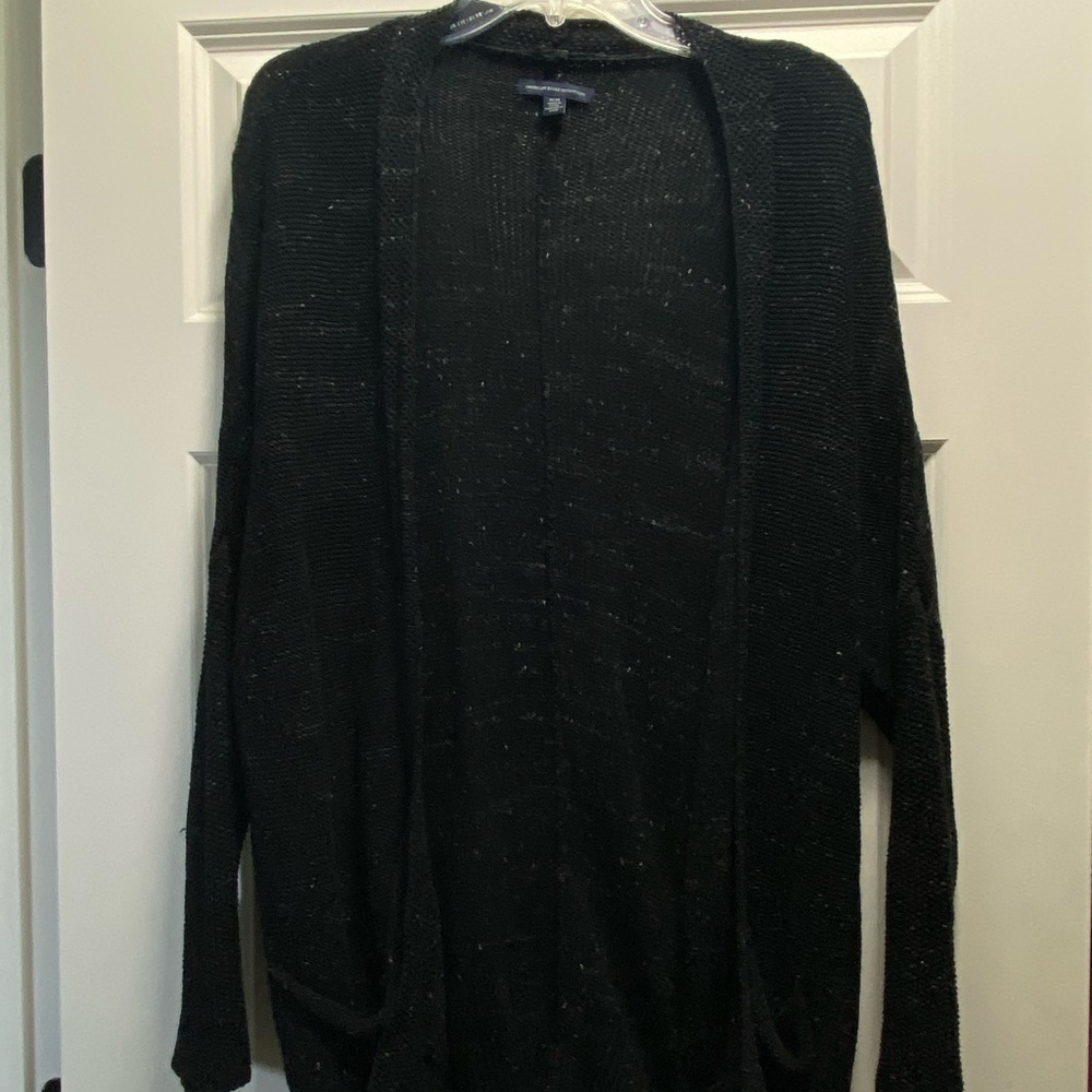 Black Knit Cardigan
